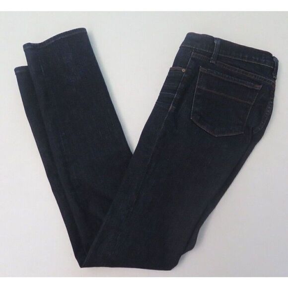 J Brand #1814 SD Women's Sz 27 Dark Blue Cigarette Leg Low-Rise Jeans Cut #2787 - Picture 6 of 8